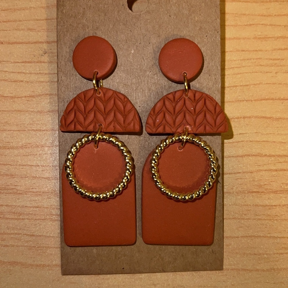 Fall earrings - Picture 4 of 4
